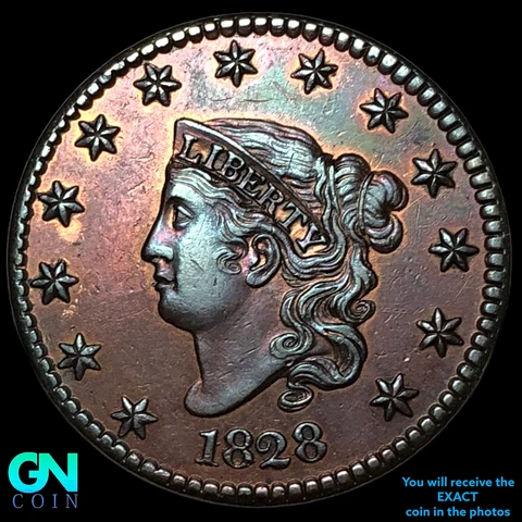 1828 Coronet Head Large Cent  #E8052 Cover