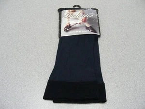 BURLINGTON - Dark Navy Blue - Vintage Made in USA - One Size Trouser Socks! - Picture 1 of 5