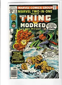 Marvel Two-in-One #33 1977 VF- 7.5 Thing & Modred the Mystic Team-up Bronze age - Picture 1 of 1