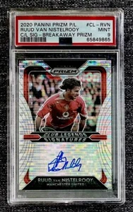 ⚽️Ruud Van Nistelrooy 2020 Breakaway Pulsar Prizm Auto /100 PSA 9 - Picture 1 of 5