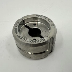 BURNDY U26RT Hydraulic Crimping Die INDEX 13 Stainless Steel - Picture 1 of 5