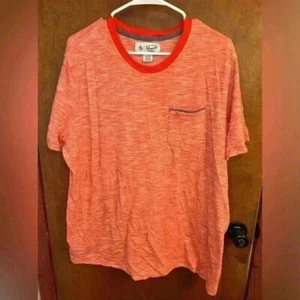 Original Penguin Men's Spicy Orange Crew Neck Short Sleeve Tee XXL - Picture 1 of 3