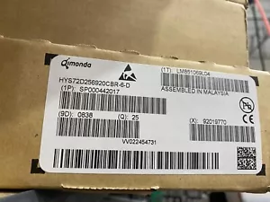 Box of 25 Qimonda HYS72D256920CBR-6-D 2GB RAM Original -Contact us for quantity - Picture 1 of 1