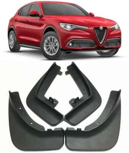 For 2017-2024 Alfa Romeo Stelvio Genuine Front & Rear Splash Guards Mud Flaps - Picture 1 of 6