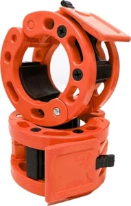 Olympic Barbell Clamps Collars Quick Release Pair of Locking Weight Clips Fit 2 - Picture 1 of 5