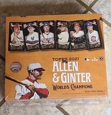 2021 Topps Allen & Ginter X Hobby Box Factory Sealed Baseball online exclusive