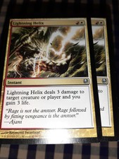 MTG Magic - Lightning Helix - Duel Deck: Ajani vs. Nicol Bolas - Uncommon
