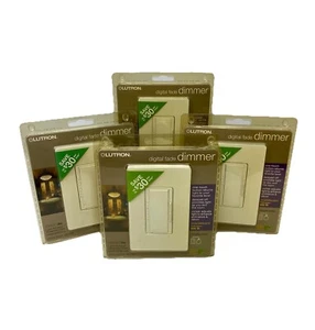 Lutron MAW600H-LA DIGITAL FADE DIMMER SWITCH LIGHT ALMOND INCANDESCENT BULB ONL - Picture 1 of 10