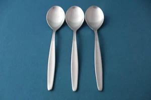 3 Large Teaspoons WMF Cromargan LAUREL Stainless Germany 6 1/8" - Picture 1 of 5