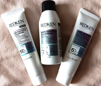 Redken Shampoo Conditioner Leave In Treatment Lot Travel Size 1 fl oz 1.7 fl oz - Image 1 of 3