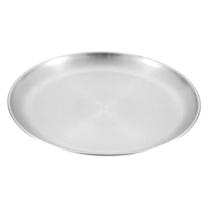 NEW 304 Stainless Steel Dinner Plates Rust-Proof Food Serving Platter (Silver 23 - Picture 1 of 7