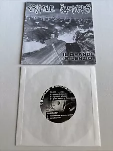 Cripple Bastards – Il Grande Silenzio 7" Rhetoric Records Grindcore Hardcore - Imagen 1 de 2