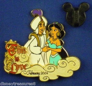 Aladdin & Jasmine This is Love Cloud Prince Ali 2004 LE500 OC Disney Pin # 26665 - Picture 1 of 6