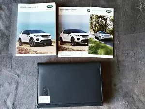 GENUINE LAND ROVER DISCOVERY SPORT 2015-2019 HANDBOOK OWNERS MANUAL WALLET B-231 - Picture 1 of 4