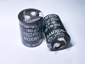 1PCS KP SAMXON 270uF 250V 22x30 mm Electrolytic Snap In Capacitor High Ripple - Picture 1 of 3