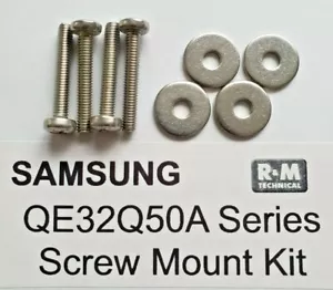 Samsung QE32Q50A LED WANDHALTERUNG SCHRAUBE KIT FÜR VESA HALTERUNGEN NEU - Bild 1 von 3