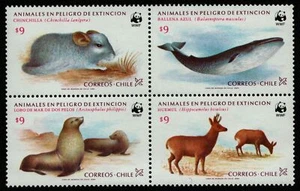 Chile 1984 - Mi-Nr. 1066-1069 ** - Estampillada sin montar o nunca montada - Vida silvestre / Animales salvajes (II) - Imagen 1 de 1