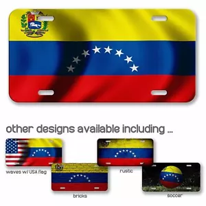 Targa in alluminio - Bandiera del Venezuela (Venezuelano) - Molte opzioni - Foto 1 di 10