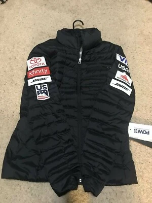 2019 Official US Ski Team Women's M Timeless Down Jacket Black - Image 1 of 3