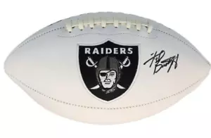 Fred Biletnikoff Signed Oakland Raiders Logo Football /Beckett Super Bowl XI MVP - Picture 1 of 6