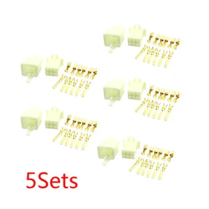 5x 6 Pins Electrical Wire Connector Terminal Harness Plug Socket ATV Scooter - Bild 1 von 4