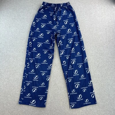 Pantalones de pijama Tampa Bay Lightning jóvenes grandes 14/16 azul pierna recta elásticos niño Foto 1 de 4