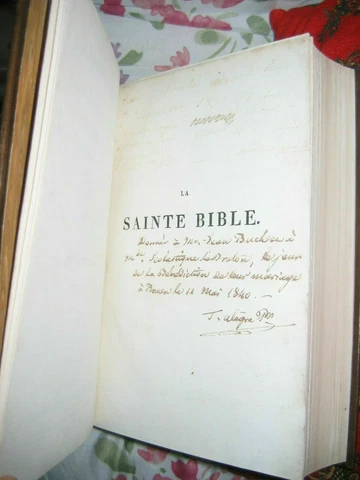 The Holy Bible of David Martin 1820 - Beautiful Binding - Protestantism Cover