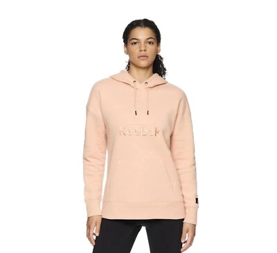 Sudadera con Capucha para Mujer Reebok XXL Polvorienta Coral Rosa Pullover Logo Nueva con Etiquetas Foto 1 de 4