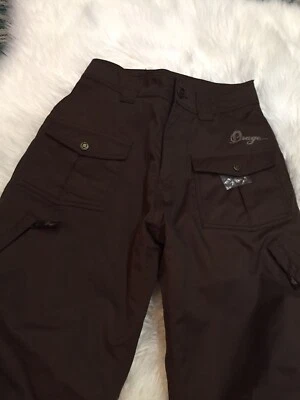 Orage Brown Youth Size 14 Nylon Snow/Ski Pants - Image 1 of 4