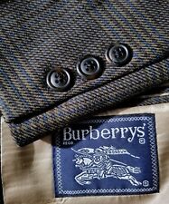 40S Vintage BURBERRYS prince of wales Check Tweed Plaid Blazer Jacket Sport Coat