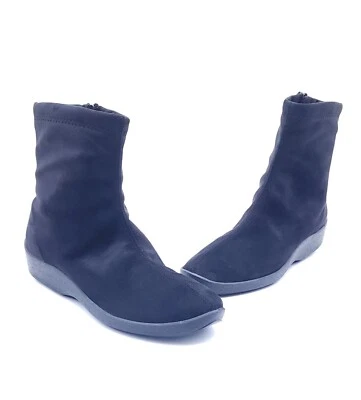Arcopedico L8 Posh Negro Imitación Gamuza Lytech Botín Ligero Para Mujer Talla 12 Foto 1 de 4