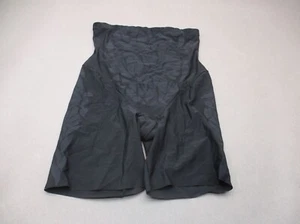 MAIDENFORM Size L Womens BLK Cotton Blend Slimmer High-Waist Shaping Shorts 9B - Picture 1 of 5