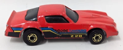Vintage 1982 Mattel Hot Wheels Hot Ones Camaro Z-28 GHO Diecast Red Car Toy - Изображение 1 из 4