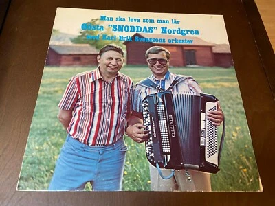 Gosta Snoddas Nordgren, Karl Erik Svenssons Orkester~SWEDISH~Man ska leva~Folk  - Image 1 of 2