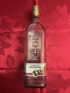 Botella de vodka KHOR Platinum vacía - UCRANIA - Imagen 1 de 4