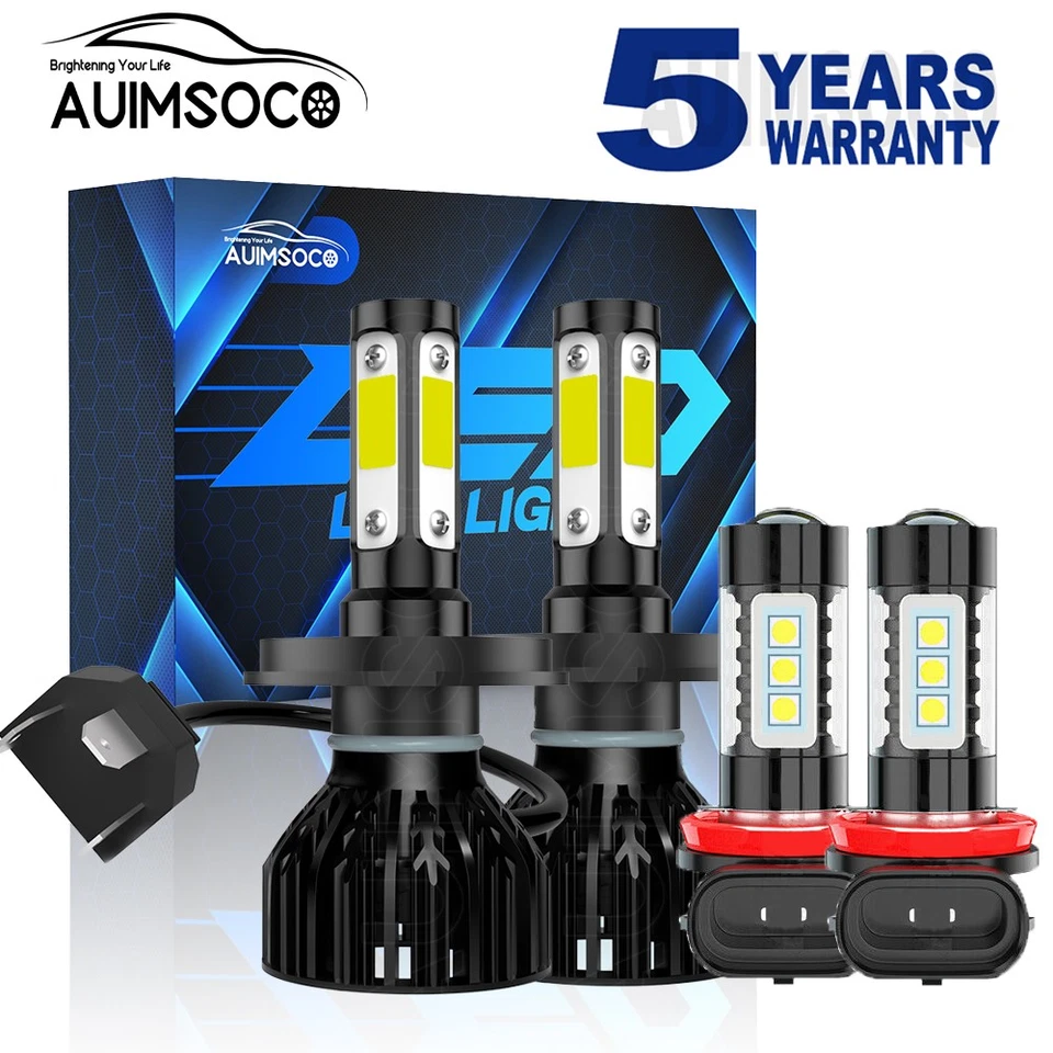 For Suzuki Swift Hatchback 2007-2019 LED Headlight Fog Lamp Bulbs Conversion Kit - Image 1 of 4