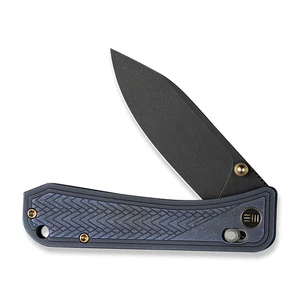 WE Knife Bougie Banter 24009-1 Blue Titanium CPM S45VN Steel Knife - Picture 1 of 8