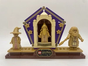 Harry Potter Gold Minifigures Dumbledore/McGonagall/Hagrid + Display, Lego 76391 - Picture 1 of 2