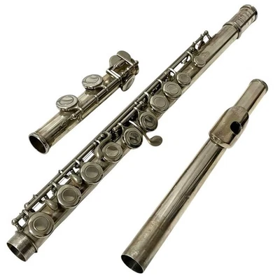 Muramatsu M-120 Flauta Profissional Prata Esterlina Headjoint com Estojo Japão - Imagem 1 de 4