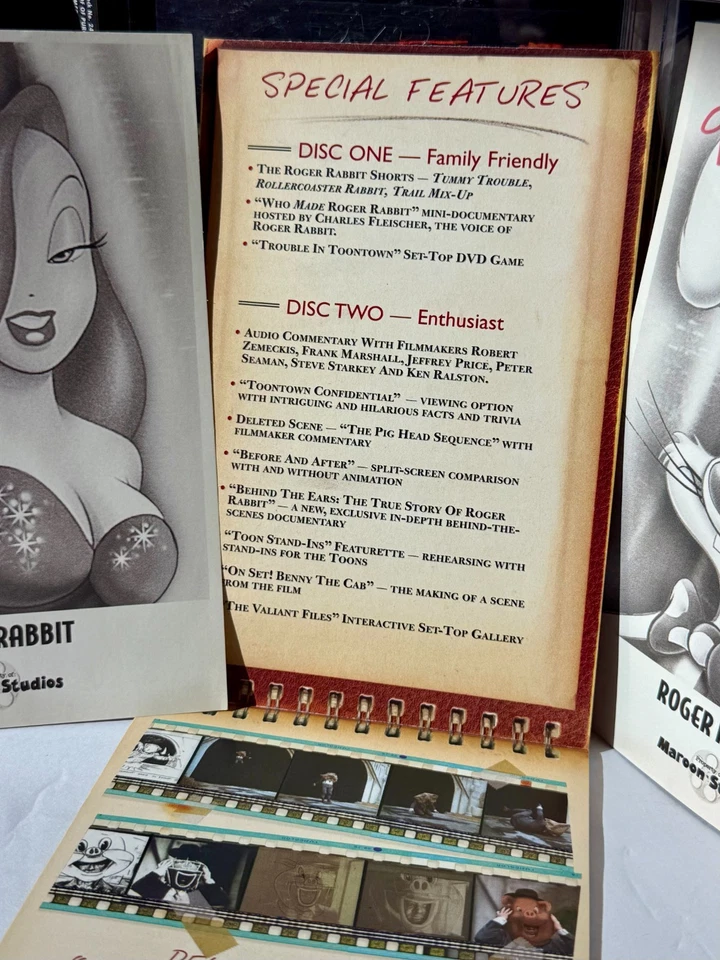 "Who Framed Roger Rabbit" DVD 2 Disc Set 1988/2003 FS/WS Inserts-Epic! *CLASSIC* - Image 1 of 4