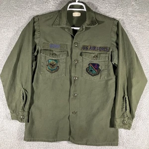 Camicia utility aeronautica militare vintage anni 50 OG-107 uomo 15,5x33 guerra di Corea raso cotone - Foto 1 di 14