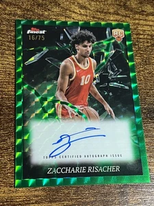 Zaccharie Risacher 2024 Finest Electrifying Signatures Green Geometric Auto /75 - Bild 1 von 2