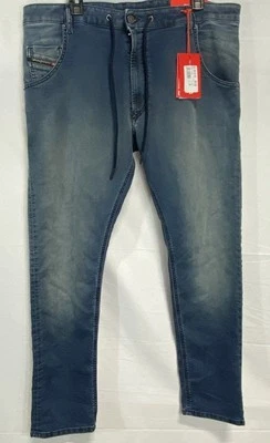 Diesel Men's Blue Sweat Jeans Size 38 - Image 1 of 4