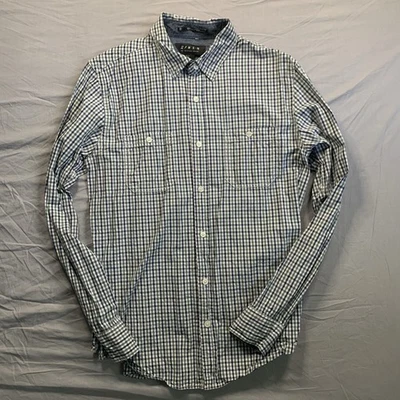 21 Men An American Brand Men's Small Long Sleeve Pearl Snap Western Style Shirt Foto 1 de 4