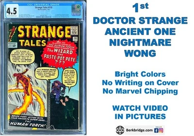Strange Tales 110 CGC 1963 Marvel Comics 1st App DR STRANGE Silver Age KEY Issue - Image 1 of 4