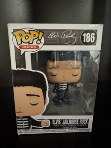 Funko POP! Rocks - Jailhouse Rocks - Elvis #186 DAMAGED BOX - Picture 1 of 10