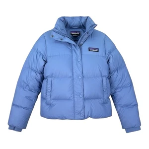 Patagonia Damen Silent Daunenjacke Blau Größe M Fairer Zustand 700 Daunen - Bild 1 von 7