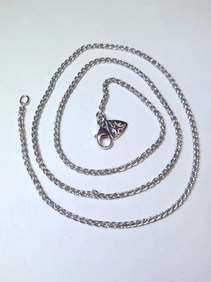 Cadena Stephen Webster oro blanco 18k 17" 5,8 g 18 quilates trigo espiga *pequeño defecto* Foto 1 de 4