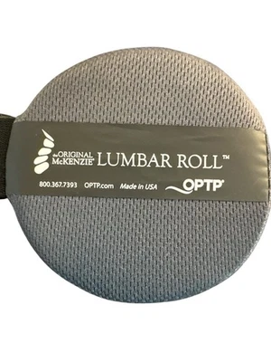 O rolo lombar McKenzie original da OPTP - Suporte traseiro baixo enquanto sentado preto - Imagem 1 de 3