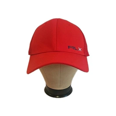 Gorra de golf Ralph Lauren RLX roja ajuste flexible talla L/XL Foto 1 de 4